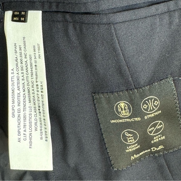 Massimo Dutti Wool Blazer Jacket - Picture 6 of 10